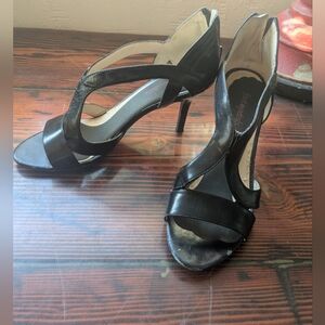 Nine West Black Strappy Heels – Size 8M